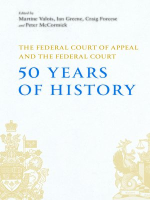 cover image of The Federal Court of Appeal and the Federal Court